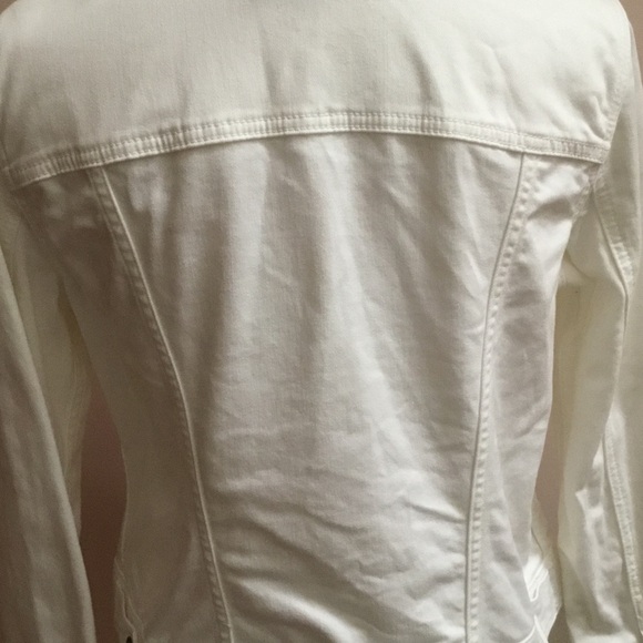 Talbots White Jean Jacket - Picture 3 of 3